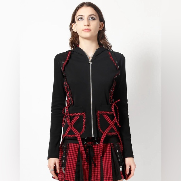 NWT - Tripp NYC BO PEEP HOODIE RED - L - Picture 2 of 9